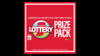 Hoosier Lottery graphic enter to win prize pack giveaways