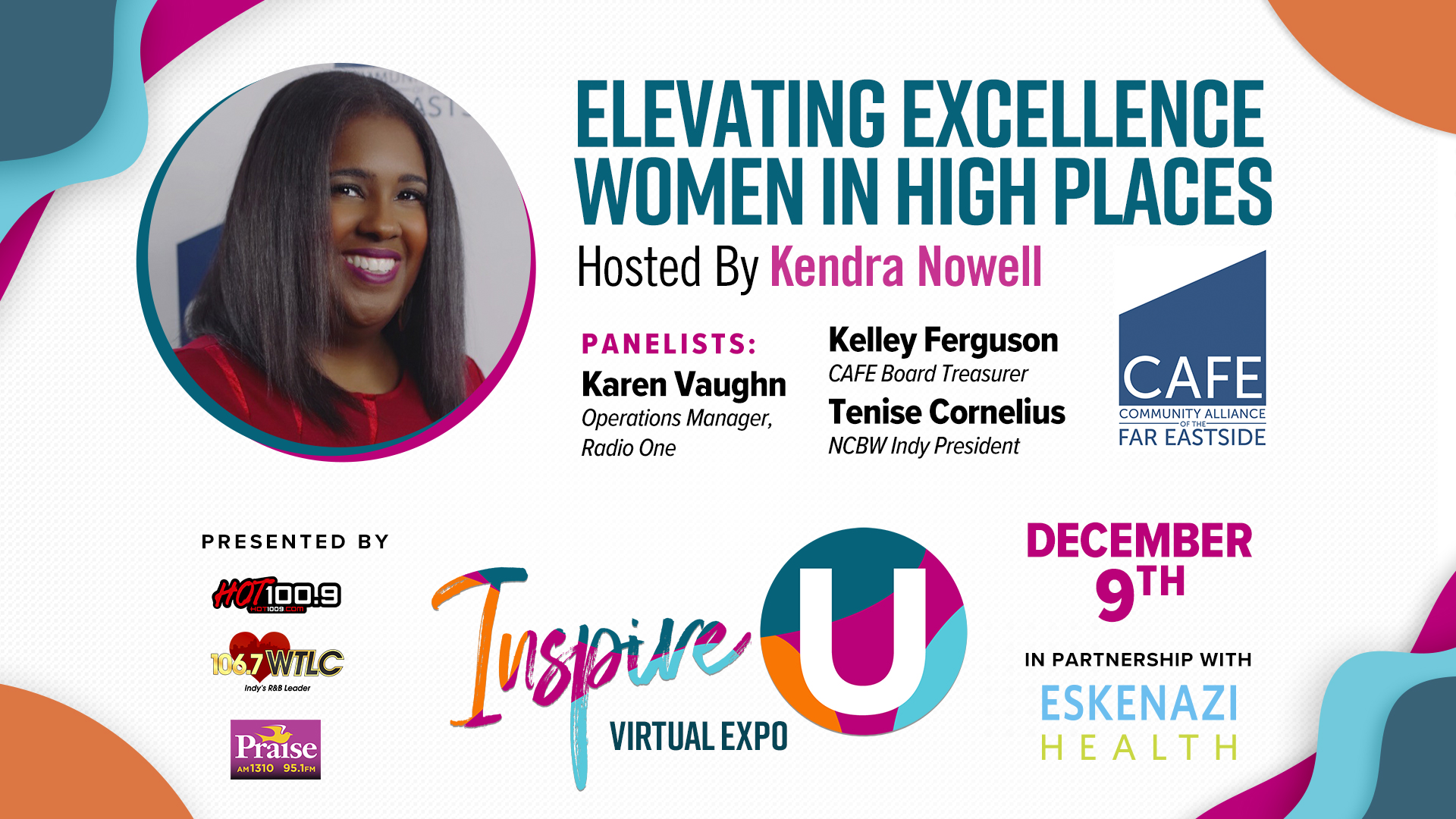 Inspire U graphics for 2023 Indianapolis Seminars - Eskanazi