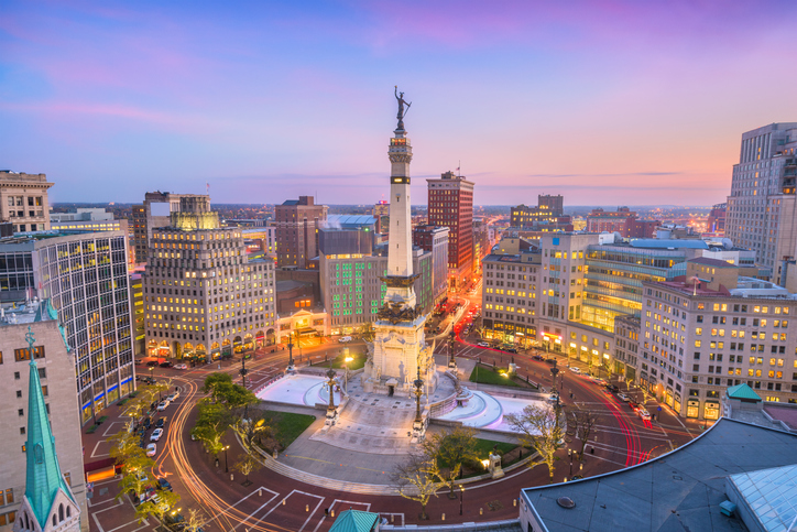 Indianapolis, Indiana, USA Skyline