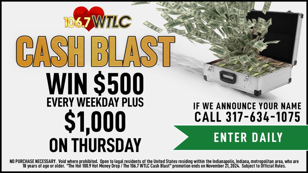 Cash Contest Graphics for Hot 100.9 and 106.7 WTLC
