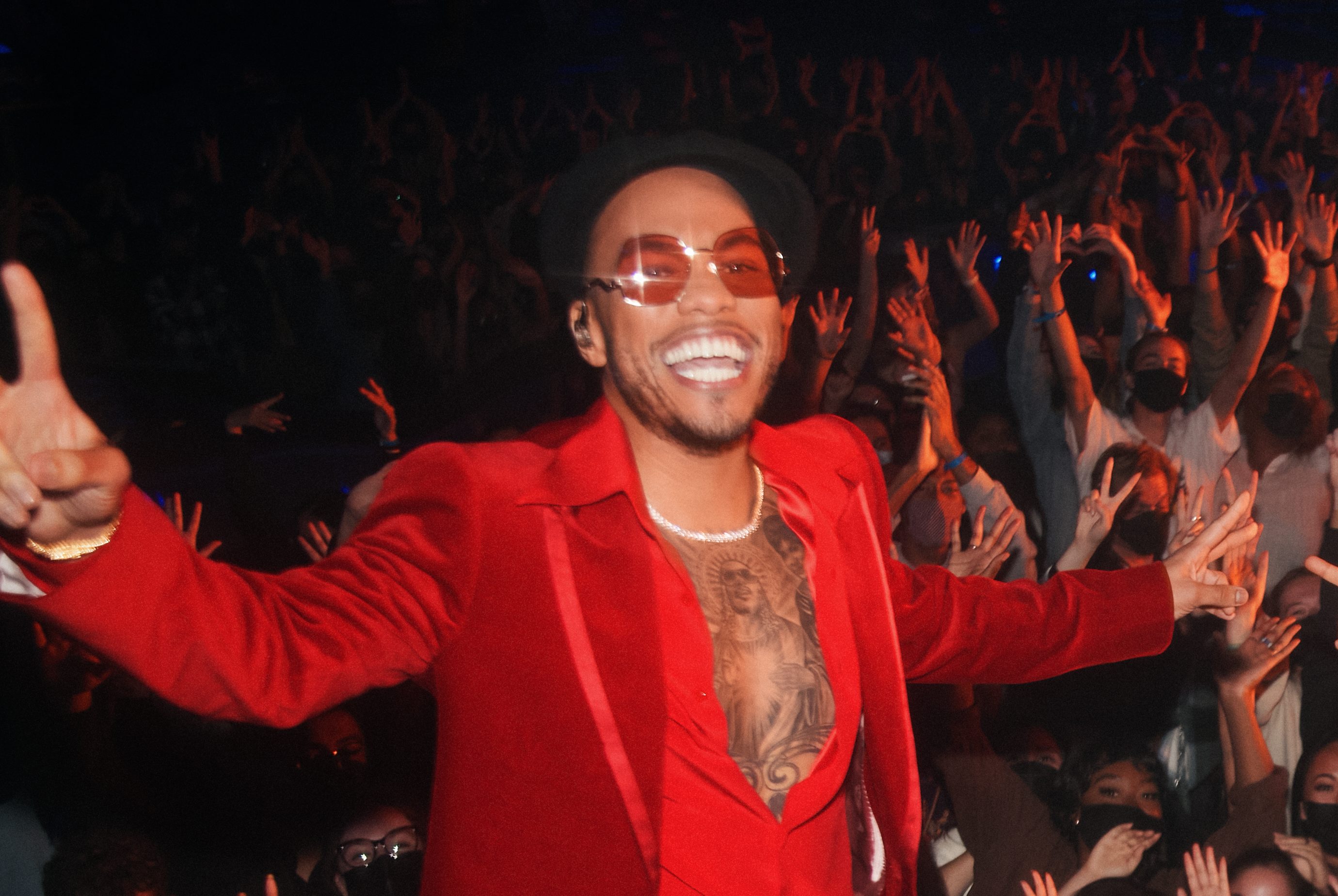Silk Sonic BTS photos from the 2021 American Music Awards