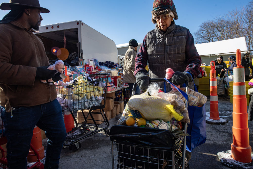 Everett Christmas food pantry in Boston