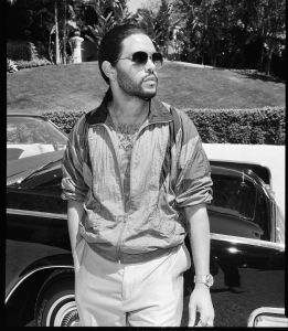 Abel Tesfaye production still from Season 1 Episode 1 of The Idol on HBO