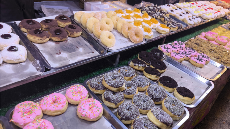 Donut Sweet Dessert from thai street food