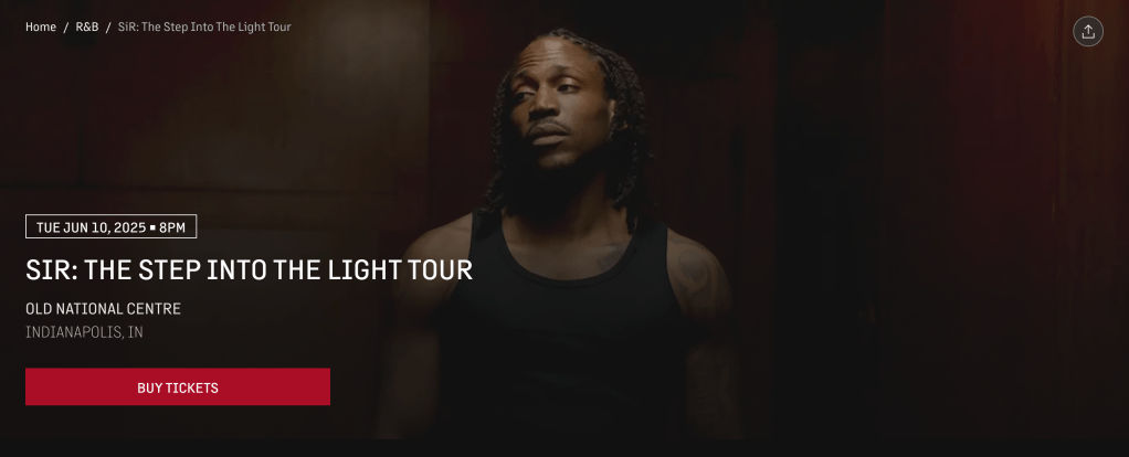 GET TICKETS: SIR AT OLD NATIONAL CENTRE 2025