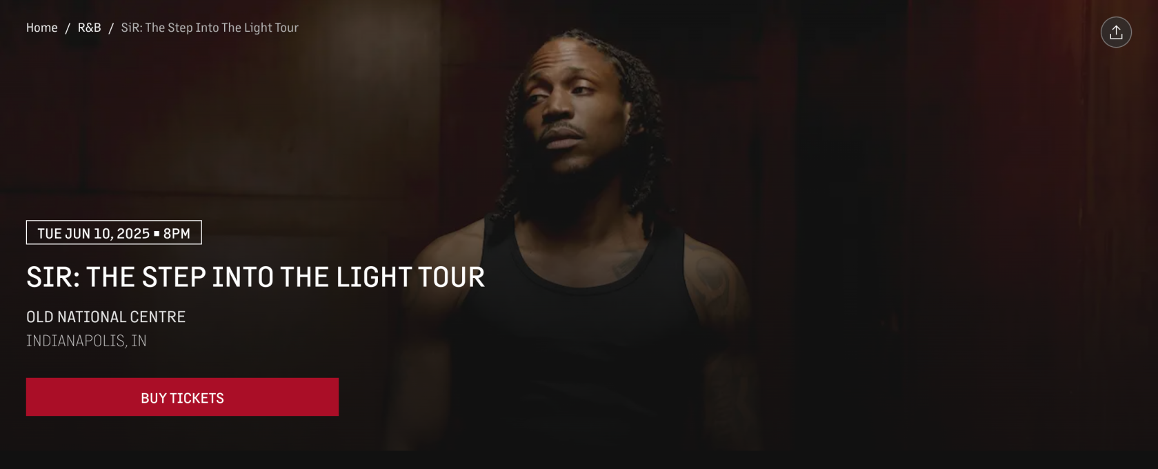 GET TICKETS: SIR AT OLD NATIONAL CENTRE 2025