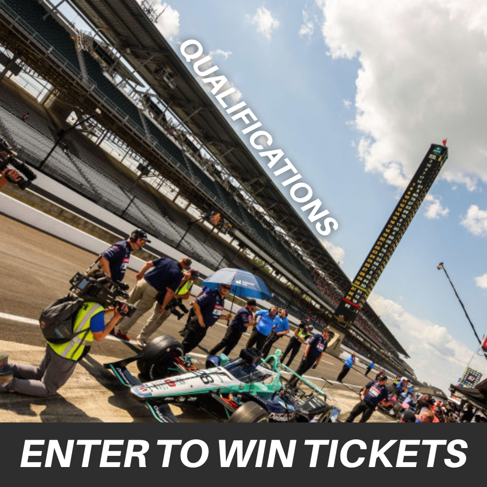 Boxes to enter to win quals, sonsio grand prix, carb day, indy 500