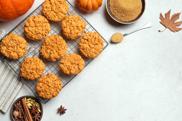 Homemade Pumpkin Spice Cookies