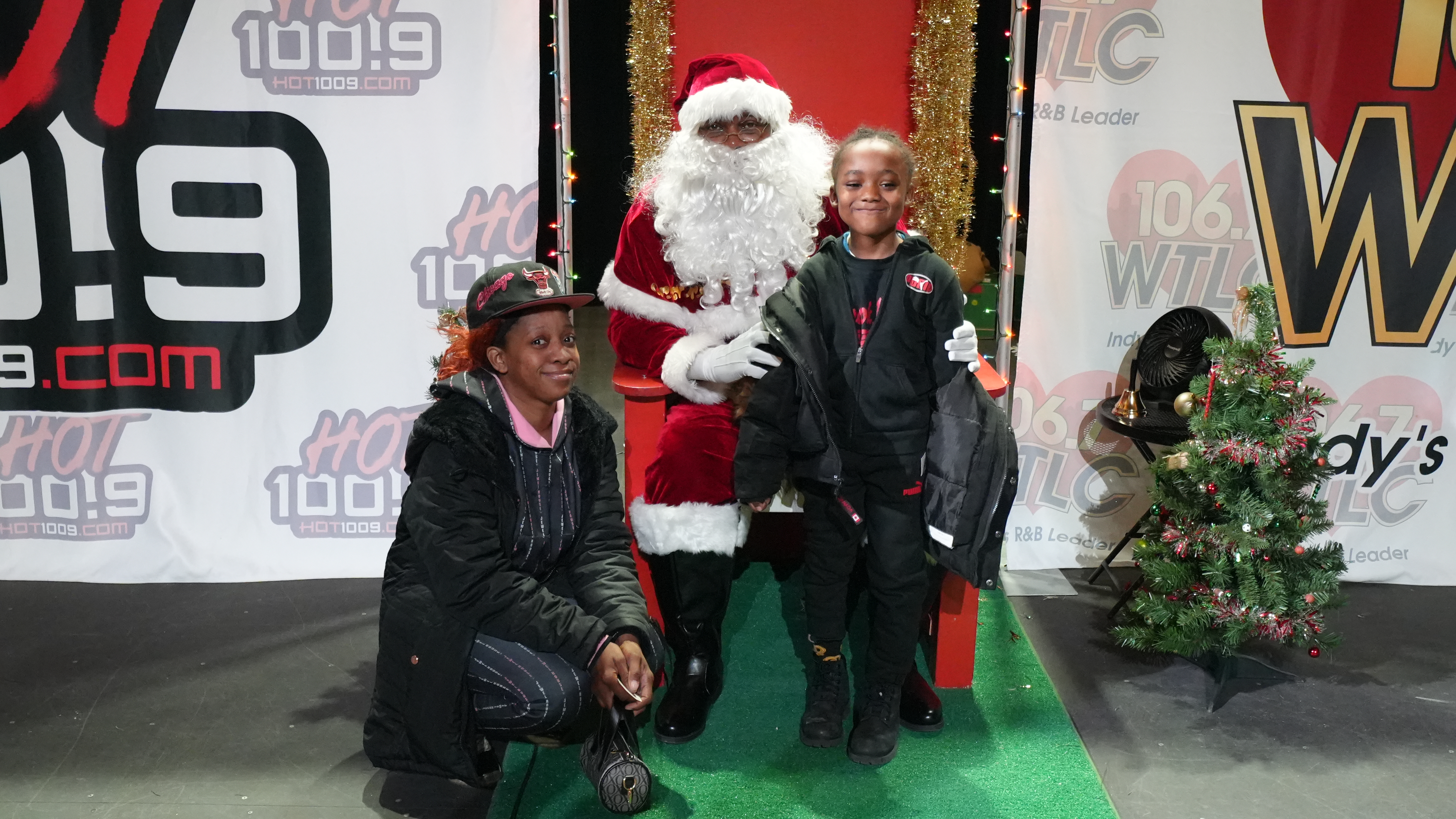 Black Santa Photos 2025