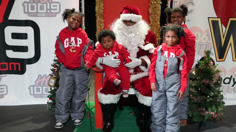 Black Santa Photos 2025