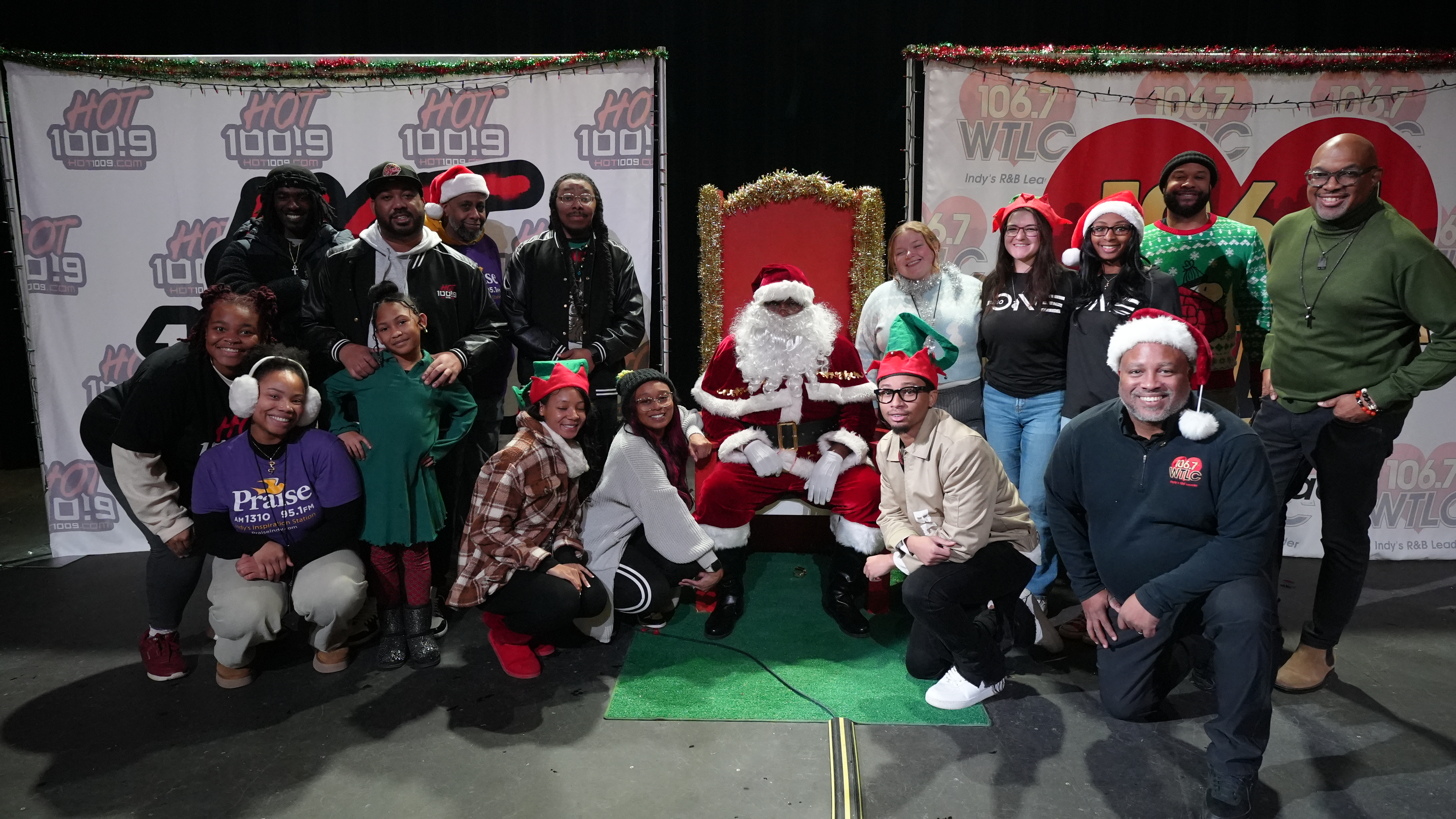 Black Santa Photos 2025