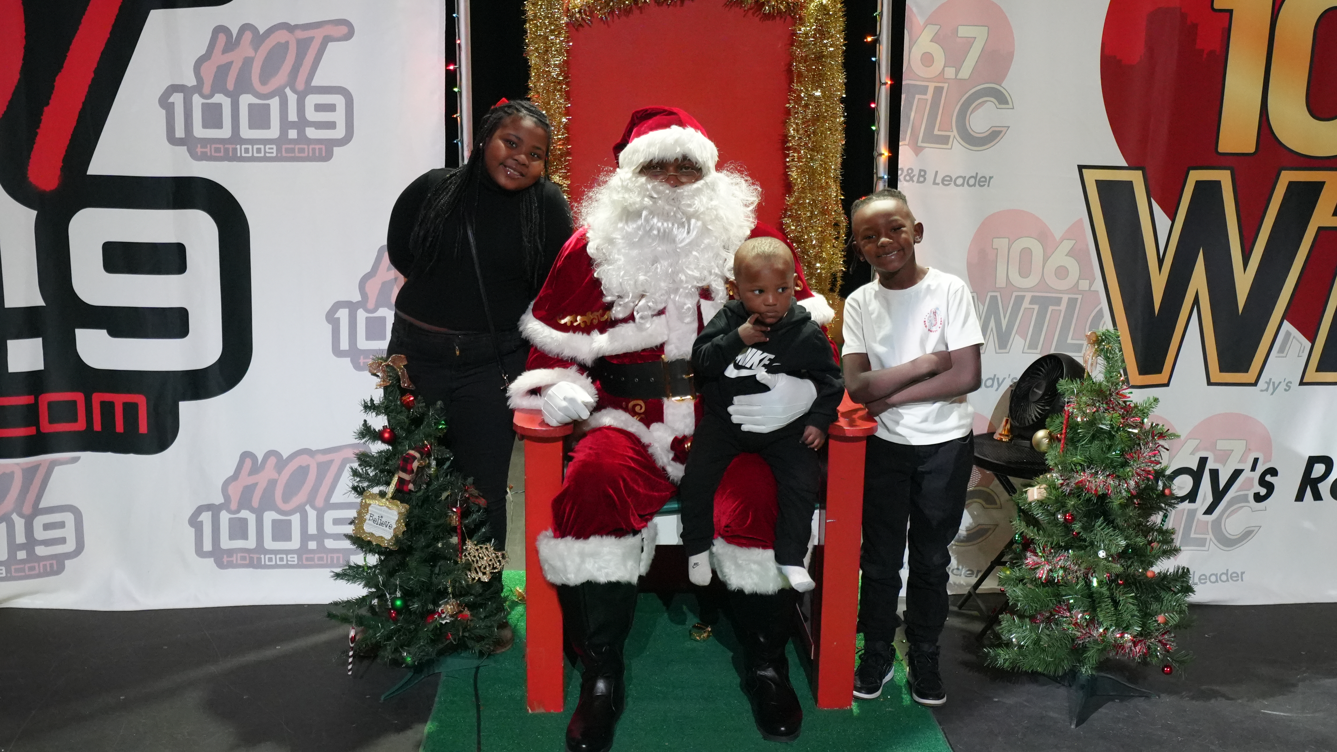 Black Santa Photos 2025