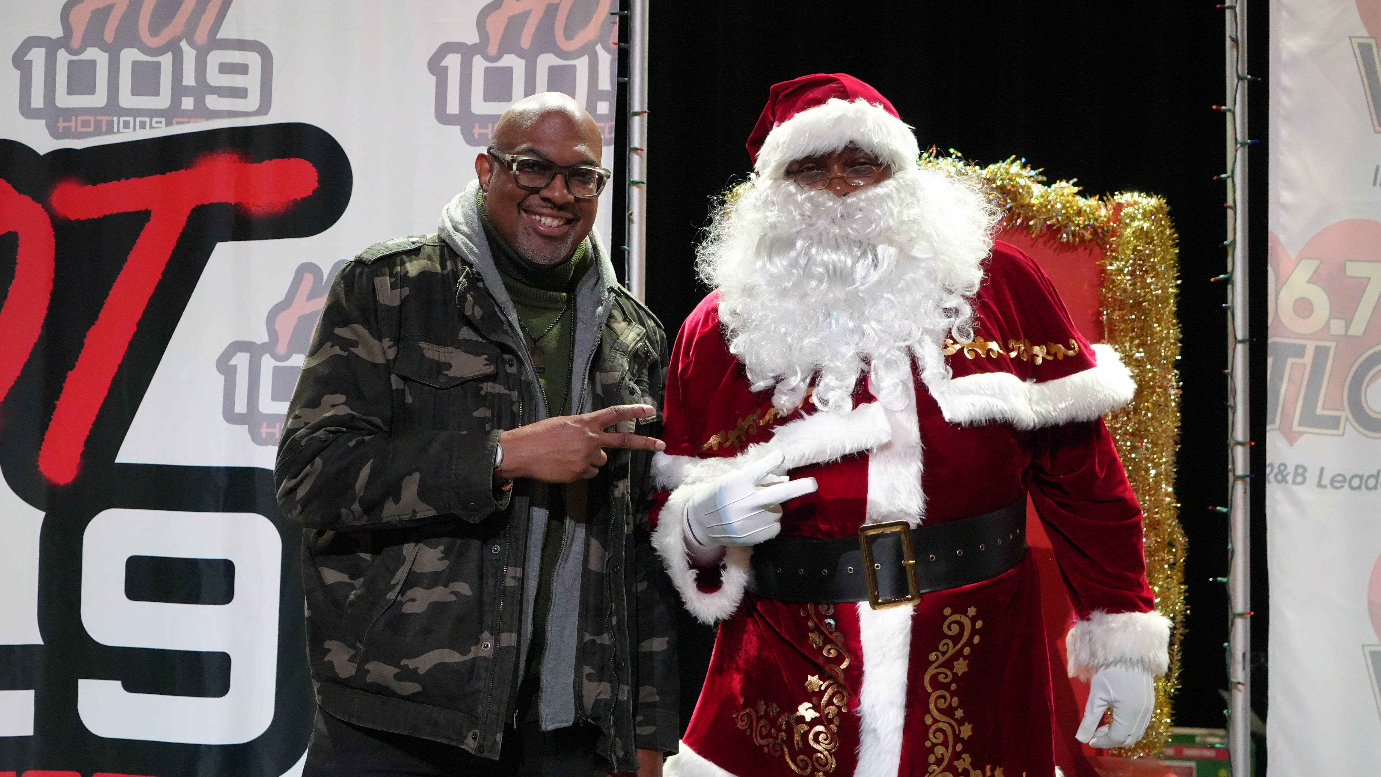 Black Santa Photos 2025