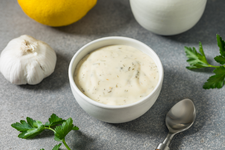 Close-up of soup in bowl on table,United States,USA
