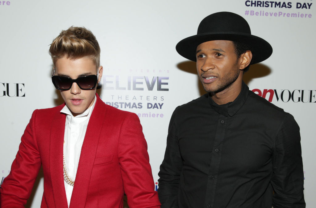 Justin Bieber, Usher Raymond