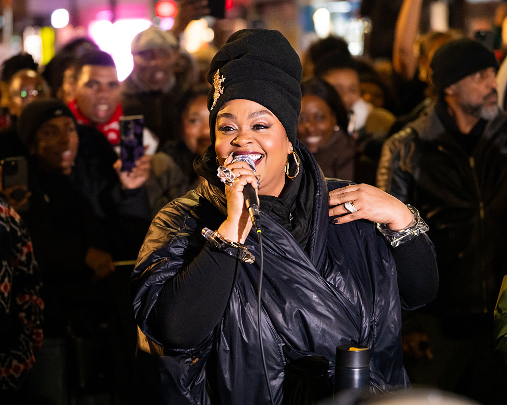 Jill Scott Performs With DJ AG On Camden High Street