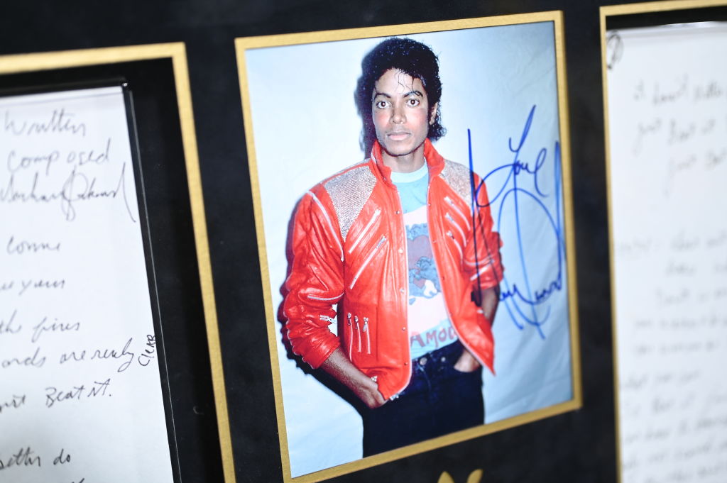 Michael Jackson's iconic Thriller jacket up for sale in London