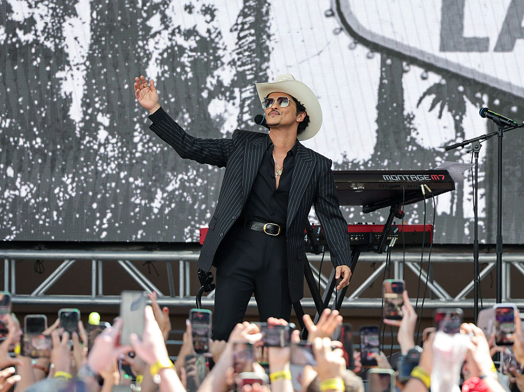 Las Vegas Celebrates Bruno Mars Day On The Strip