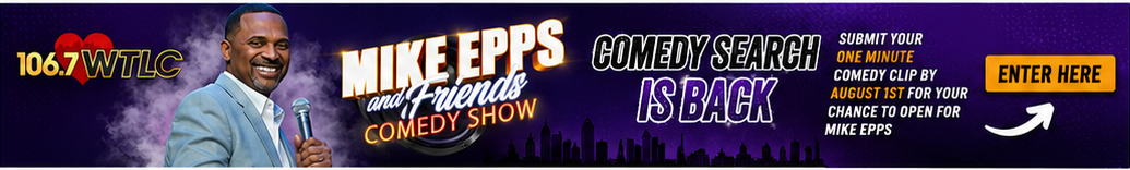 Comedy search is back. Mike Epps and friends comedy show. Submit your one minute comedy clip by August 1st for a chance to open for Mike Epps. Your city, your shot.